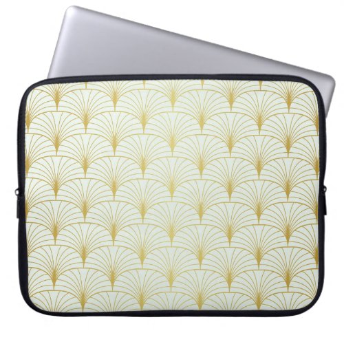 Classic Art Deco Seamless Pattern Geometric Styli Laptop Sleeve