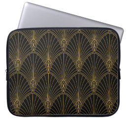 Classic Art Deco Seamless Pattern. Geometric Styli Laptop Sleeve