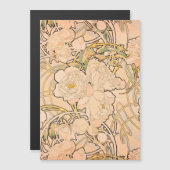 Classic Art Nouveau Peony Garden Pattern by Mucha (Front/Back)