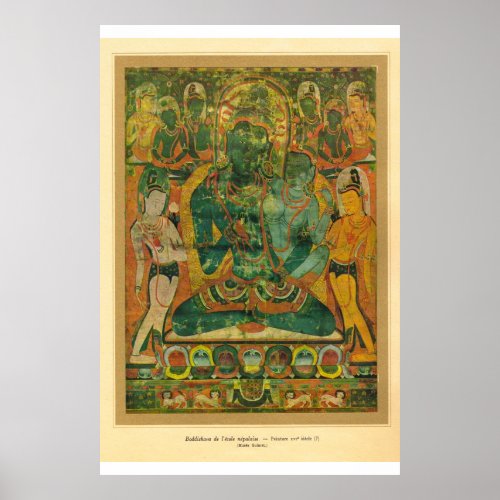 Classic Asian Art nepal Bodisatva 17th century Poster