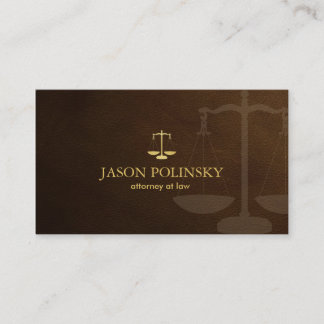 Classic Attorney Business Card