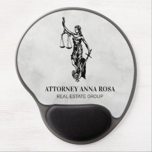 *~* Classic Attorney Lady Justice Blind AP15 Gel Mouse Pad