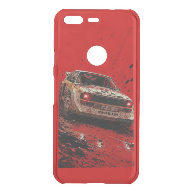 Classic Audi Quattro Group B Rally Car Mud Graphic Uncommon Google Pixel Case (Back)