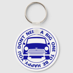 Classic Austin Mini car Keychain