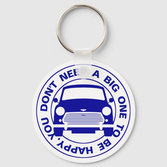 Classic Austin Mini car Keychain (Front)