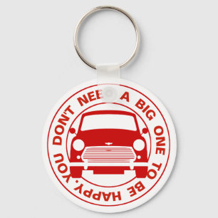 Classic Austin Mini car Keychain