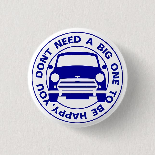 Classic Austin Mini Cooper Button (Front)