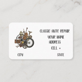 Classic Auto Repair Business Card