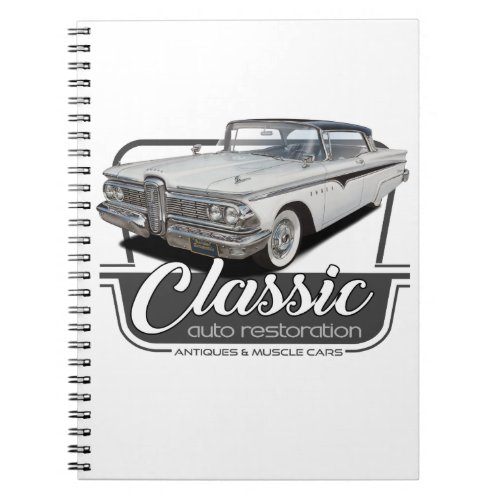 Classic Auto Restoration Notebook