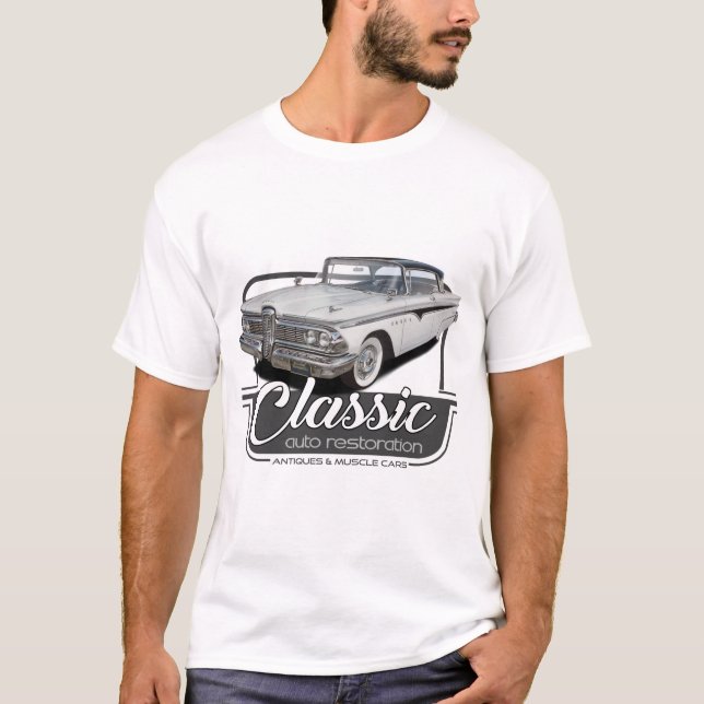 Classic Auto Restoration T-Shirt (Front)