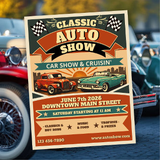 Classic Auto Show Flyer