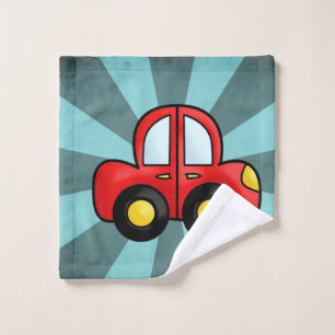 Classic Automobile Art Retro Automotive Print Wash Cloth