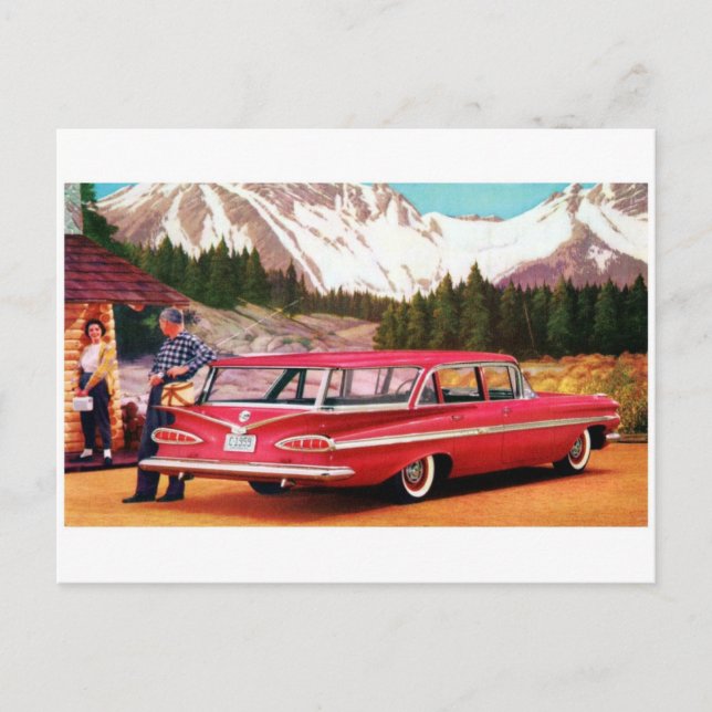 Classic Automobile Postcard (Front)