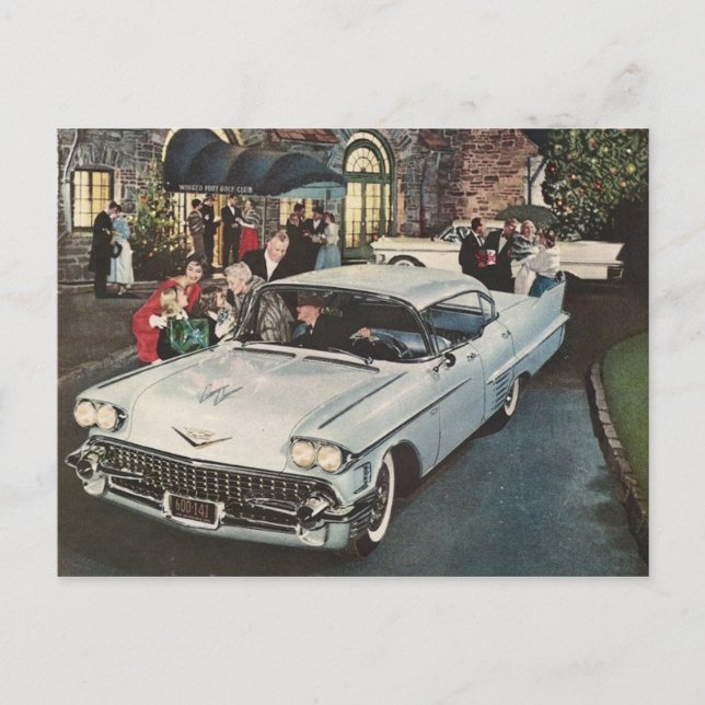 Classic Automobile Postcard (Front)