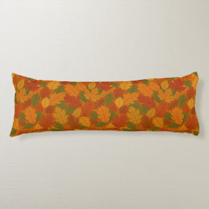 Classic Autumn/fall leaves patterned Body Pillow