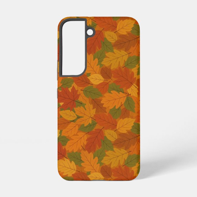 Classic Autumn/fall leaves patterned  Samsung Galaxy Case (Back)