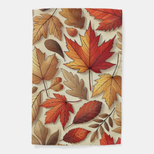 classic Autumn leaves Garden Flag