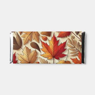 classic Autumn leaves Hershey Bar Favors
