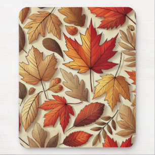 classic Autumn leaves Mouse Pad
