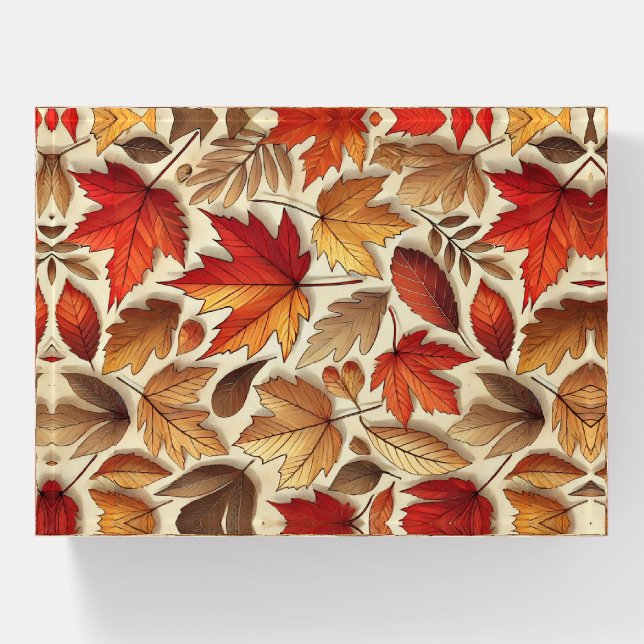classic Autumn leaves Paperweight (Front)