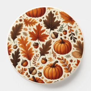 classic Autumn leaves, pumpkin, and acorn PopSocket