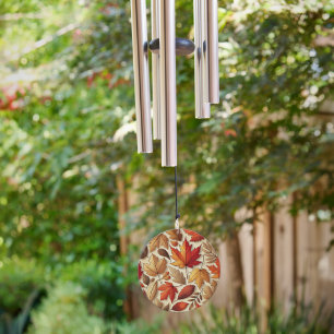 classic Autumn leaves Wind Chime