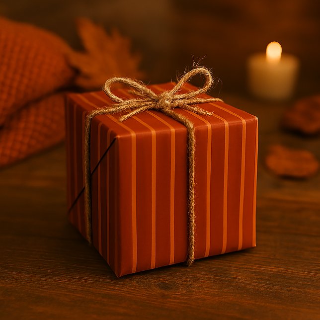 Classic Autumn Stripe Seamless Pattern Wrapping Paper (Creator Uploaded)