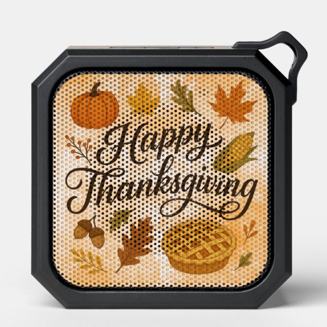 Classic Autumn/Thanksgiving  Bluetooth Speaker (Front)