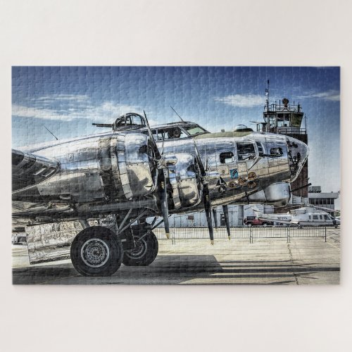 Classic b_17 wwii bomber jigsaw puzzle