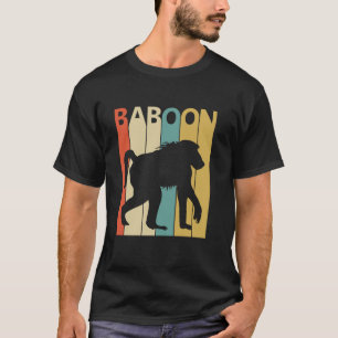 Classic Baboon Animal Minimalist Vintage T-Shirt