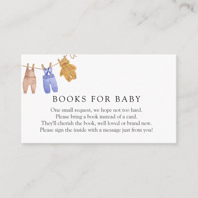 Classic Baby Books for Baby Enclosure Card (Front)