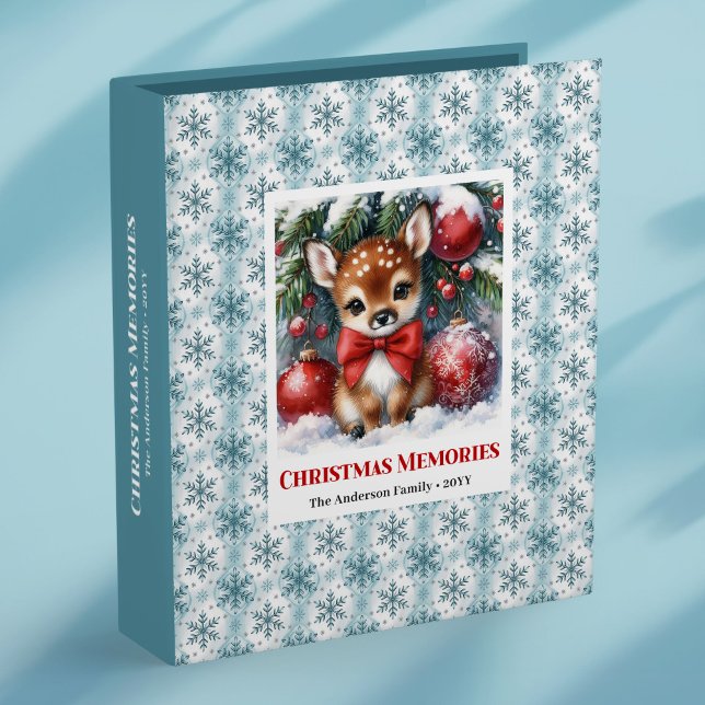 Classic baby deer winter scene kids ring binder (Classic baby deer winter scene kids ring binder

)