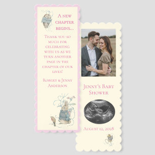 Classic Baby Shower Favor Bookmarks