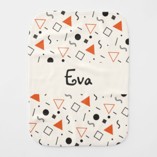 Classic Baby Shower For Kids Custom Burp Cloth