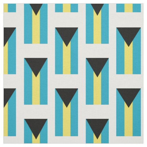 Classic Bahamian Flag Fabric