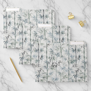 Classic Bamboo Botanical File Folder