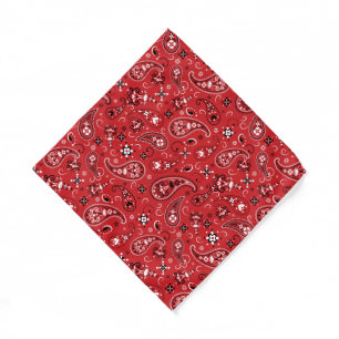 Classic Bandana Red Paisley