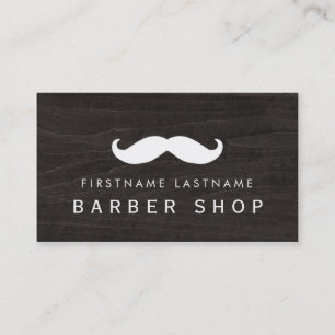 Classic Barber Moustache Business Card