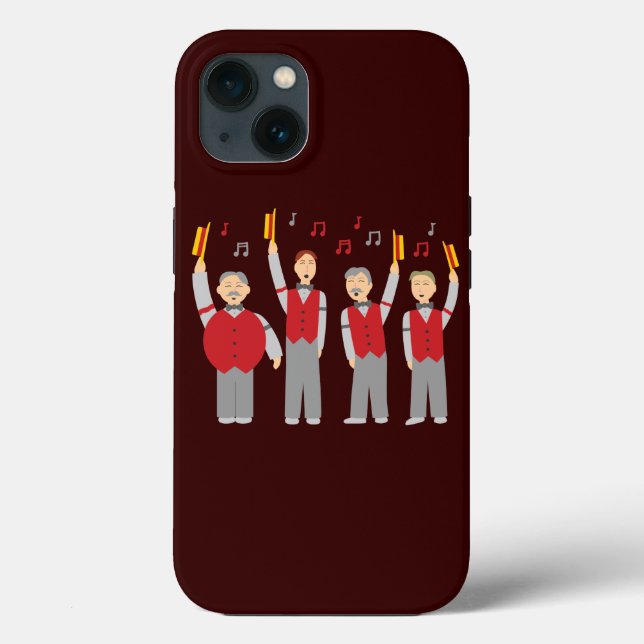 Classic Barbershop Quartet Case-Mate iPhone Case (Back)
