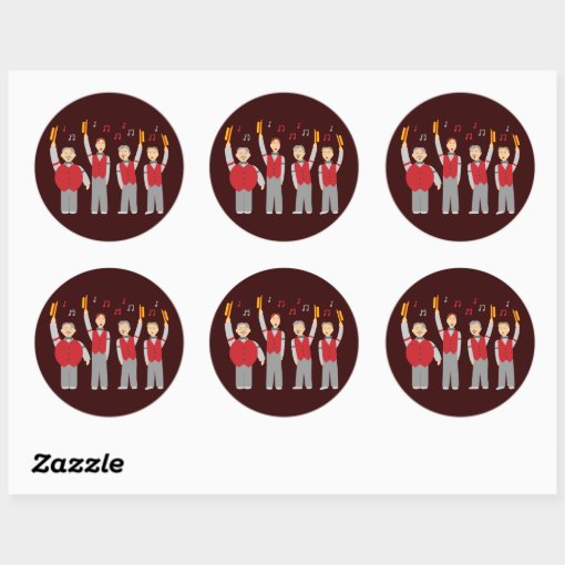Classic Quartet Classic Round Sticker Zazzle