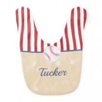Classic Baseball Baby Bib Classic Baseball Baby Bib