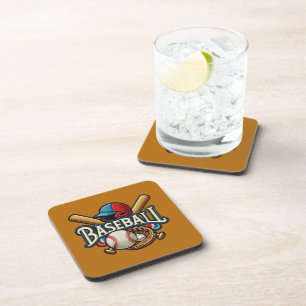 Classic Baseball Essentials / Stylish Retro Legend Beverage Coaster