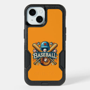 Classic Baseball Essentials / Stylish Retro Legend iPhone 15 Case