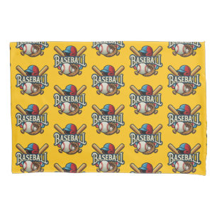 Classic Baseball Essentials / Stylish Retro Legend Pillow Case