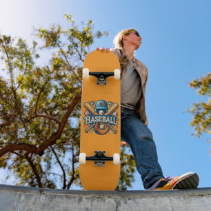 Classic Baseball Essentials / Stylish Retro Legend Skateboard