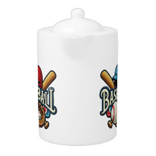 Classic Baseball Essentials / Stylish Retro Legend Teapot