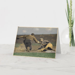 Classic Baseball Greetings Card