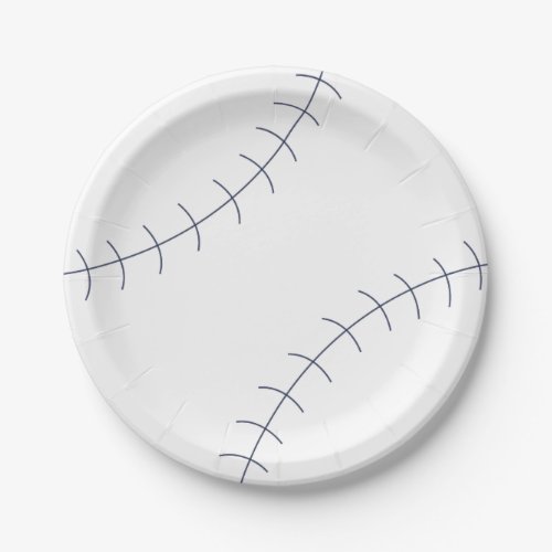 Classic Baseball Party Plates