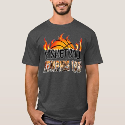 Classic Basketball Design Memphis Personalized Pro T_Shirt