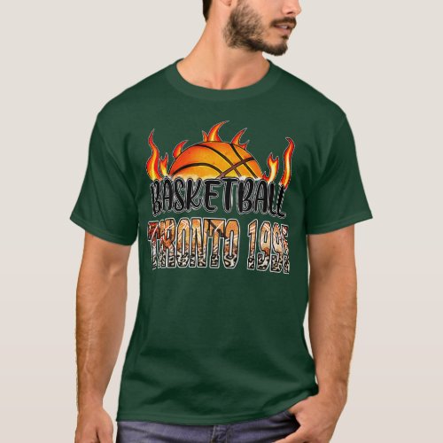 Classic Basketball Design Toronto Personalized Pro T_Shirt